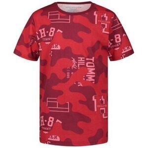 TOMMY HILFIGER Big Boys City Camo Print T-shirt‎ Rogue/Size L (16-18)